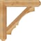 Ekena Millwork Balboa Craftsman Rough Sawn Bracket, Western Red Cedar, 6"W x 38"D x 38"H BKT06X38X38BOA04RWR - alternate 4